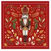 GENERIQUE Carré simili cuir 44x44 cm Noël casse-noisette(...) - kc0048