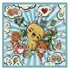 GENERIQUE Tissu carré jacquard 48x48 catimini(...) - catim/bleu
