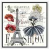 GENERIQUE Tissu carré Jacquard 48x48 Paris(...) - ADELEBLANC