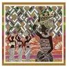 GENERIQUE Carré jacquard 48x48 afrique(...) - kubaterracota
