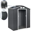 Abri de jardin métal- "Vegas"-  2.7 m² avec panneaux solaires - Gris