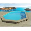 Habitat et Jardin Piscine bois " Bahia " - 4.86 x 3.36 x 1.30 m