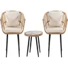 Habitat Et Jardin - Salon de jardin rotin 'Vela' - 2 places - Marron