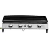 Habitat et Jardin Plancha gaz 4 brûleurs "Jolly" - 10 Kw - Gris