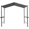 Habitat et Jardin Pergola tonnelle pour barbecue - 277 x 149 cm - Anthracite