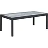 Table jardin en aluminium extensible "Lagos" - 200/320 x 105 x 76 cm -...