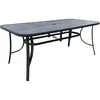 Table de jardin "Cordoba" - Phoenix - 8 places - Gris effet marbre