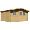 Abri de jardin bois "Belval" - 19 m² - 28 mm