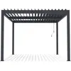 Habitat et Jardin Pergola bioclimatique en aluminium "Windsor" - 3 x 4 m - Anthracite