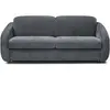 Canapé convertible express tissu gris 3 places