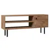 Meuble TV en bois "Avila" - 120 x 30 x 38 cm - Pin atlantique