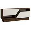 Meuble TV en bois "Koza" - 160 x 40 x 45 cm - NoyerBlanc