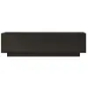 Meuble TV en bois "FN1" - 140 x 35 x 38 cm - Noir