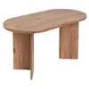 Table basse en bois "Sable" - 60 x 119 x 40 cm - Pin atlantique