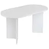 Table basse en bois "Sable" - 60 x 119 x 40 cm - Blanc