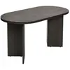 Table basse en bois "Sable" - 60 x 119 x 40 cm - Lumière Noire