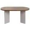 Table basse en bois "Sable" - 60 x 119 x 40 cm - Noyer Blanc