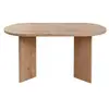 Table basse en bois "Sable" - 60 x 119 x 40 cm - Chêne Saphir