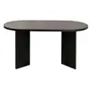 Table basse en bois "Sable" - 60 x 119 x 40 cm - Bois Noir
