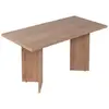 Table basse en bois "Sabin" - 60 x 119 x 40 cm - Chêne Saphir