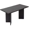 Table basse en bois "Sabin" - 60 x 119 x 40 cm - Bois Noir
