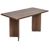 Table basse en bois "Sabin" - 60 x 119 x 40 cm - Noyer