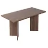 Table basse en bois "Sabin" - 60 x 119 x 40 cm - Noyer