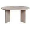 Table basse en bois "Sable" - 60 x 119 x 40 cm - Travertin