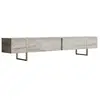 Meuble TV en bois "Luxe" - 180 x 30 x 50 cm - TravertinOr