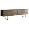 Meuble TV en bois "Luxe" - 180 x 30 x 50 cm - NoyerOr