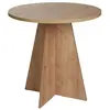 Table à manger en bois "Virella" - 120 x 120 x 75 cm - Chêne Saphir
