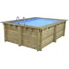 Piscine bois rectangle " Maldives " - 3.20 x 3.20 x 1.24 m