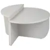 Table basse en bois "Orion" - 90 x 60 x 30 cm - Blanc