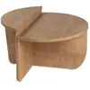 Table basse en bois "Orion" - 90 x 60 x 30 cm - Chêne miel