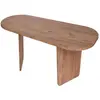 Table basse en bois "Ovalis" - 130 x 65 x 40 cm - Pin atlantique
