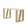 Bureau en bois "Honey" - 140 x 60 x 75 cm - Chêne blanc