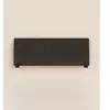 Tête de lit 140 cm - Bois de bouleau massif éco-responsable noir  - Ro...