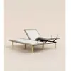 Sommier électrique 180x200 cm - Gris - Acier recyclé - Confort relaxan...