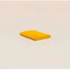 Drap housse 90x200 cm - Gaze de coton - Jaune - Doux et gaufré - Toute...