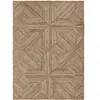 Decoclico Tapis rectangulaire en jute naturelle motifs tissés main 140 x 200 cm