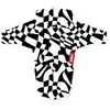 Garde boue slicy mtb front dazzle blanc   noir