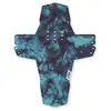 Garde boue long slicy mtb front deep bleu