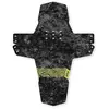 Garde boue long slicy mtb front asphalt gris   jaune