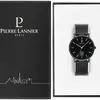 Montre Homme Pierre Lannier Coeur Battant - 299C439 Bracelet Acier Noi...