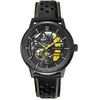 Pierre Lannier Montre Paddock - Automatique - Squelette - Cuir Jaune