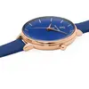 Montre Pierre Lannier  Montre Femme DELICE Bleu Cuir Bleu