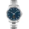Montre Pierre Lannier  Montre Homme METROPOLITAIN Bleu Acier Argenté