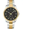 Montre Pierre Lannier  Montre Homme METROPOLITAIN Noir Acier Bicolore