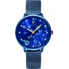 Montre Pierre Lannier  Montre Femme TALLIA Bleu Acier milanais Bleu