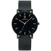 Montre Pierre Lannier  Montre Homme ESSENTIAL Noir Acier milanais Noir